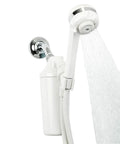 Shower Filter For Hair And Skin That Slashes Chlorine By Ninety Percent Dermatologist Recommended system mounted on a bathroom wall spraying water