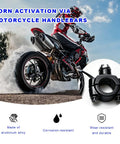 Heavy Duty 7/8 Inch Motorcycle Handlebar Switch For Dirt Bikes, aluminum alloy, horn activation, corrosion-resistant design.
