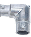 Heavy Duty EMT Conduit Fitting Three Quarter Inside Corner Pull Elbow 90 Degree Bend with no sweat installation detail view