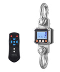 Heavy Duty Digital Crane Scale 22,000 Lb Hanging Scale With Peak Hold Function And Kg And Lb Unit Switching shown with remote control