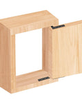 360 Degree Rotatable Pivot Hinge For Window And Door Pack Of 4 in black durable stainless steel on wooden frame