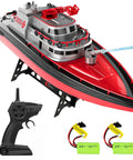 Remote Control Fire Rescue Boat For Kids And Adults, Realistic Firefighter RC Boat With One Key Water Spray and accessories