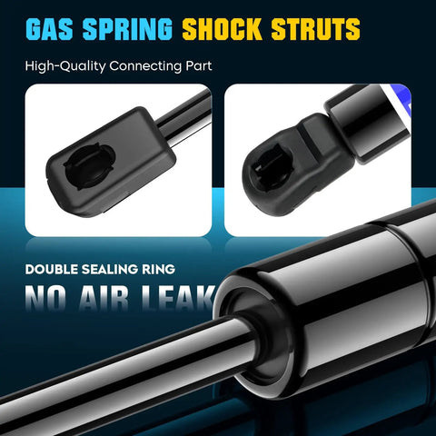 Rear Hatch Liftgate Gas Spring Shocks Set Of 2 For Honda Odyssey 2005 2010 with double sealing ring and no air leak