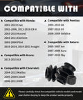 4Pcs Rubber Brake Caliper Slide Pin Bushing Kit compatibility chart with various vehicle models and rubber components