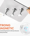 Magnetic Nail Stand For Press On Nails With A Large Flat Metal Base That Holds Ten Tips At Once Stable Holders For Nail Art Practice