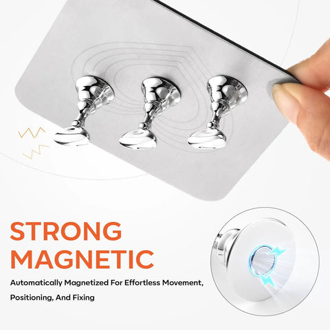 Magnetic Nail Stand For Press On Nails With A Large Flat Metal Base That Holds Ten Tips At Once Stable Holders For Nail Art Practice