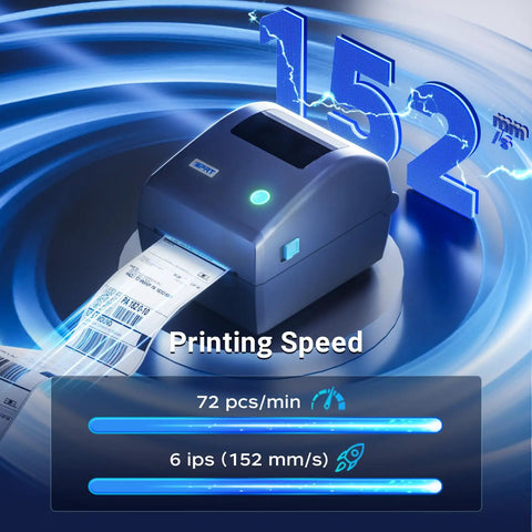 Built Like A Tank Thermal Shipping Label Printer Smashes Out Your 4x6 Labels At Six Ips With This Plug And Play Usb Device printing labels at 6 ips.