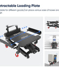 Xsto CT250S Self Balancing Electric Stair Climber Dolly Boss Moves 551 Lbs Load with retractable loading plate for versatile use.