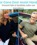 Car Handle Assist For Elderly And Disabled Scratch Proof Auto Grab Bar Cane Support Aid Standing Mobility Safety Handle