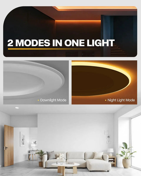 12 Pack Top Tier 5 And 6 Inch Led Recessed Can Lights Switch Tunable 5Cct Day Night Dual Mode Soft Glow Ceiling Downlights Dead Simple Retrofit Upgrade For Modern Homes