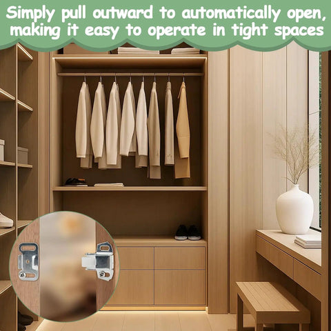 Spring Loaded Roller Latch Replacement Kit For Cabinets And Mailbox Doors With Screws Keeps Cabinet Closures Quiet Secure