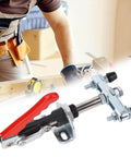 Heavy Duty Push Pull Toggle Clamp for Woodworking Jigs with 992.1Lb Clamping Force, high carbon steel, ribbed plastic handle