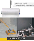 Spiked Screeding Compound Roller For Leveling Floors Pro Grade Boss Level 10 Inch By 1 Inch used in floor leveling application