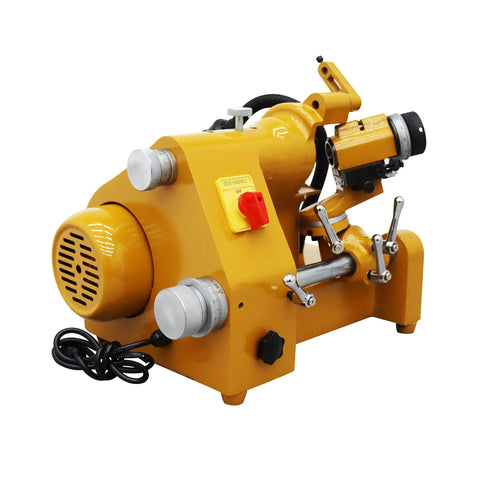 Boss Level Multi Functional Cutter Grinder Sharpener Bench Machine Drill Bit Refurbisher Plus Universal Hard Alloy Tool Grinding Kit on workbench.
