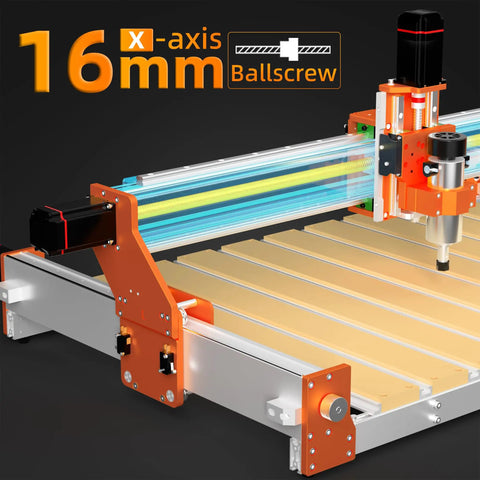 X Axis Extension Kit For 8040 CNC Router Upgrade With Hybrid Spoilboard Worktable, extends X travel for XE Pro CNC machine