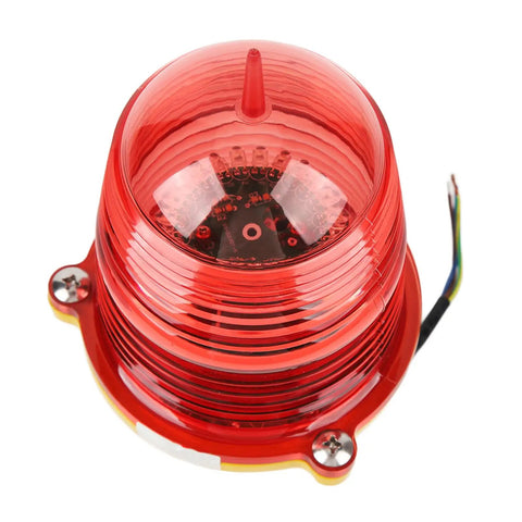 Tower Adjustable Obstruction Light With Flashing AC110V, super bright aviation lighting, red, top view