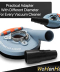 Dust Shroud For Angle Grinder 4.5 To 5 Inch Kit With 2 Diamond Grinding Cup Wheels and Replacement Brush, side view