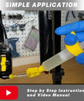 Using Bike Brake Bleed Kit For SRAM Avid Hope Formula Hydraulic Disc Brakes With 120ml DOT 5.1 Fluid Included setup on bike