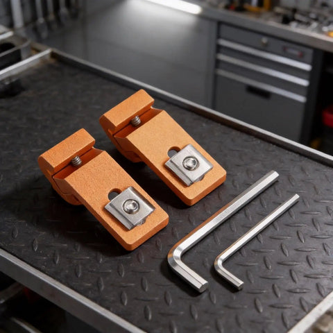 Heavy Duty Low Profile Cnc Side Pressure Plate Kit With T Track Claw Clamps For 3018 Router 6063 Aluminum workholding fixture and tools.