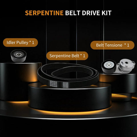 Get Your Dodge Ram Running Like A Dream With This Premium Serpentine Belt Tensioner Idler Pulley Assembly Kit That Replaces Part 38323 For Effortless Engine Performance And Long Lasting Durability On The Road Today, serpentine belt kit with idler pulley and tensioner