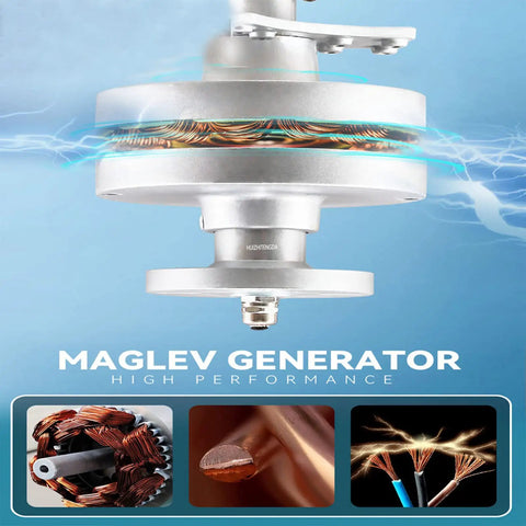 High Power 48V 10000W Vertical Wind Turbine Kit coreless permanent magnet generator detail