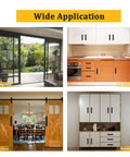 Wide application of 2 Pack Barn Door Pulls 5 Inch Long Base Handles for sliding door, kitchen, barn door, and wardrobe