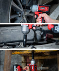 Beast 21V Cordless Impact Wrench With Brushless Motor Half Inch Drive in automotive and workshop use