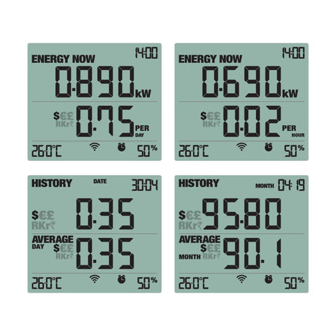 True Power Meter That Tracks Voltage And Phase For Higher Accuracy No Wifi Required Great For Real Time Power And Energy Monitoring