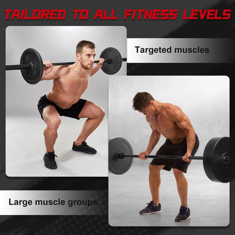 Men lifting 2.2m Straight Power Barbell Bar With 1000 Lbs Weight Capacity For Strength Training Enhanced Textured Grip And Upgraded Bearing