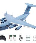 C17 Globemaster III RC Plane Ready To Fly 2.4 GHz Remote Control Aircraft With 6 Axis Gyro Stabilizer and accessories