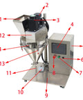 Rock Solid Semi Automatic Powder Filling Machine Crafted From Heavy Duty Stainless Steel With No Fuss Touchscreen Setup, 110V