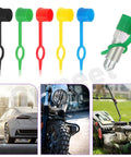 250 Piece Five Color Plastic Grease Fitting Cap Set, 7mm Caps Dust Covers for Zerk Fittings, Brake Bleeder Screw Caps
