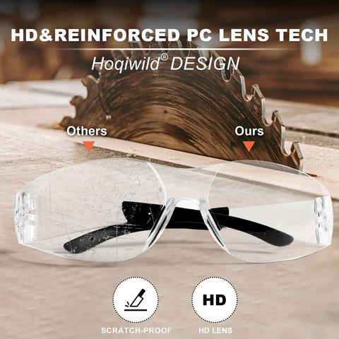 Bulk Safety Glasses Pack 80 Count With 40 Clear Glasses And 40 Sunglasses, clear lens with scratch and impact resistance