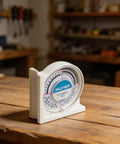 Digital Inclinometer Angle Finder With Magnetic Base For Pros And DIYers Hands Free Pro Grade Level Tool on wood table