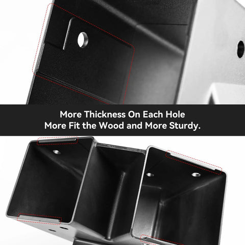 Heavy Duty Swing Set Brackets And Hangers Kit With 2 A Frame Brackets And 4 Black Swing Hangers Aluminum Alloy Mounting Hardware For Playground Equipment Weatherproof And Rust Resistant Build