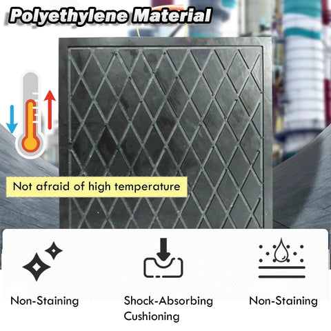Heavy Duty Crane Outrigger Pads, Tough As Nails Stabilizer Plates And Leveling Blocks For Boom Lifts And Camper Jacks, Wide Footprint Handles Heavy Loads And Stops Soft Ground Sinking Dead