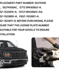 Tailgate Hinge Kit For Dodge Ram Ford F Series Lincoln Trucks Left And Right Bed And Gate Side Pivot Hinge Bushing Insert Durable