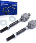 Two Front Inner Tie Rod End Set For Honda Civic 2006 2011 Compatible, Two Piece Beefy Replacement Kit With Hardened Steel Studs And Sealed Sockets For Precise Steering And Long Lasting Performance, two tie rod ends with washers