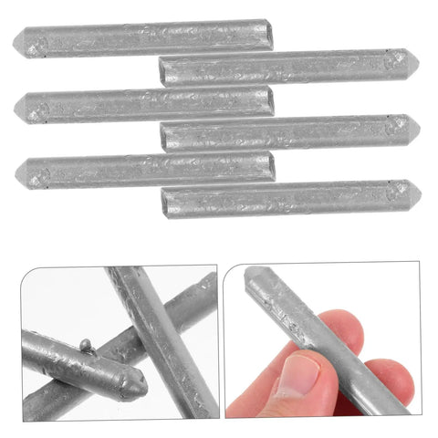 12 Pc Aluminum Filler Rods Welding Sticks For Reliable Low Temp Welds, shown in detailed close-up and hand view