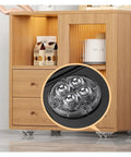 Caster Wheels, Castor Wheels 4Pcs Casters Universal Wheel 360° Rotation Stainless Steel Self Adhesive for Furniture on storage unit.