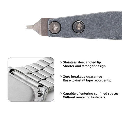 Y Shaped Watch Spring Bar Tweezers Alloy Steel Precision Repair Tool For Replacing Straps And Band Links And Bracelet Length Adjustment