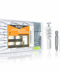 Heavy Duty Self Drilling Drywall Anchors And Screws Slam Right Into Walls Without The Headache Holds Heavy Loads Up To 75 Pounds tool kit with nylon anchors and screws.