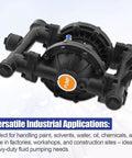 Pneumatic Diaphragm Pump Replacement D73525 for Graco Husky 1040 Air Operated Double Diaphragm Pump close-up view