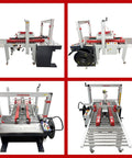 Images of Automatic Carton Sealer And Strapping Machine For Shipping Boxes Dual Function Carton Tape Sealer side and top views