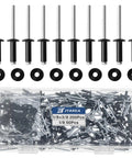 Black Aluminum Pop Rivets With Stainless Steel Washers One Eighth Inch By Three Eighths Inch 250 Piece Blind Rivet Kit