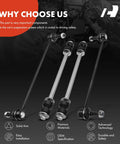 Four Piece Front And Rear Sway Bar Links Kit Stabilizer Links For Chevy Traverse 2009-2017 GMC Acadia 2007-2016 Buick Enclave