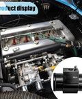 3 Pack Rugged Aluminum Water Temperature Joint Pipe 38mm Coolant Hose Swap in engine showing installation and fitting.