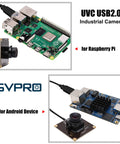 Global Shutter USB Camera Module with Raspberry Pi and Android device setup for high-speed analysis