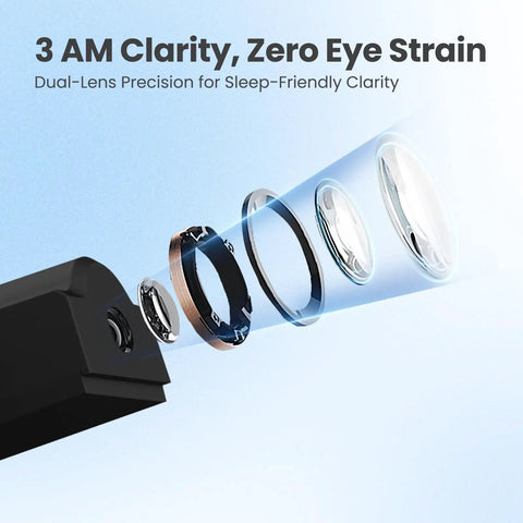 Projection Alarm Clock For Bedroom Ceiling With Indoor Outdoor Temperature And Humidity Weather Station Forecast Dope Easy Setup Adjustable Red Projector Backlight Black dual-lens precision clarity
