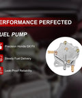 Vacuum Pulse Fuel Pump For Honda GX610 GX620 GXV610 GXV620 Personal Watercraft And Snowmobiles 31 Liters Per Hour OEM 16700 ZJ1 003